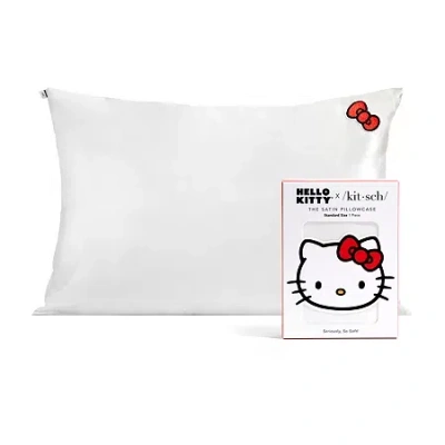 Kitsch Hello Kitty Ivory Pillow Case Face Pillow Cover In Transparent