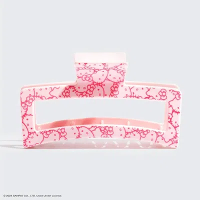 Kitsch Hello Kitty Recycled Jumbo Open Clawclip In Pink