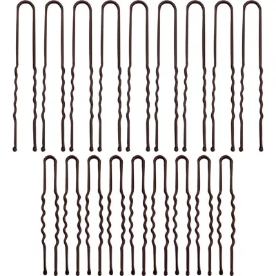 Kitsch Industrial U-pins 18-piece Set In Brown