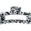 Kitsch Jumbo Open Shape Claw Clip In Black