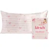 Kitsch King Satin Pillowcase In Pink