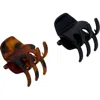Kitsch Black Medium Recycled-plastic Claw Clips Set Of Two In Black And Tort