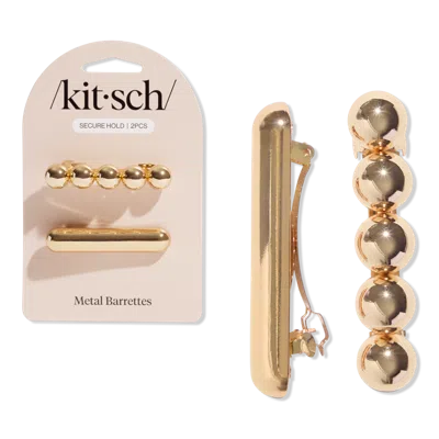 Kitsch Metal Cloud & Bubble Barrettes 2 Piece Set
