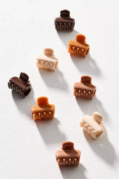 Kitsch Mini Cloud Hair Claw Clips, Set Of 8 In Multi