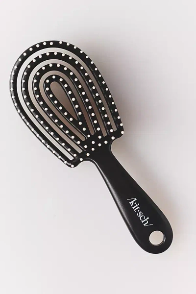 Kitsch Mini Detangling Flexi Brush In Black