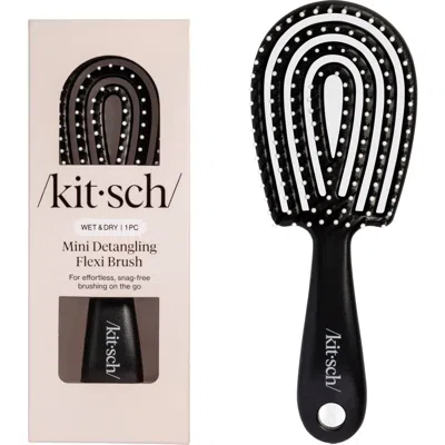 Kitsch Mini Detangling Flexi Brush In Black