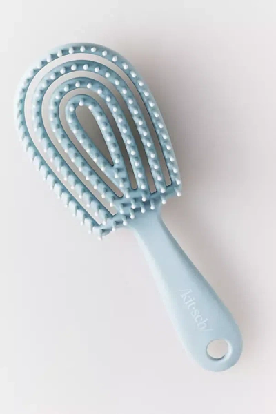Kitsch Mini Detangling Flexi Brush In Blue