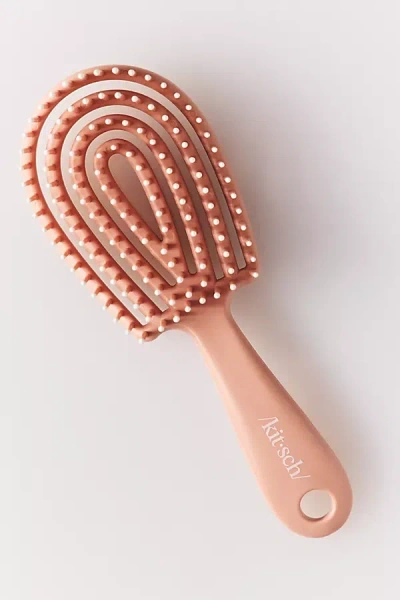 Kitsch Mini Detangling Flexi Brush In Brown