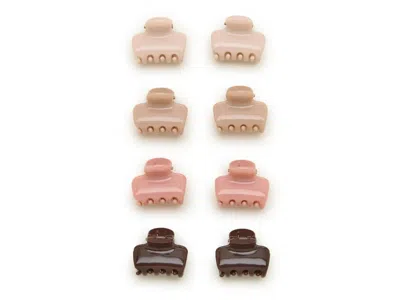 Kitsch Mini Puff Clip Set 8 Pack In Multicolor