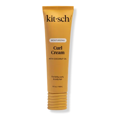 Kitsch Moisturizing Curl Cream - Salted Amber & Driftwood In Orange