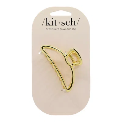 Kitsch Open Shape Claw Clip Gold