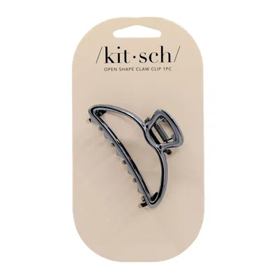 Kitsch Open Shape Claw Clip Hematite