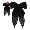 Kitsch Oversized Bow Hair Clip - Spiderweb