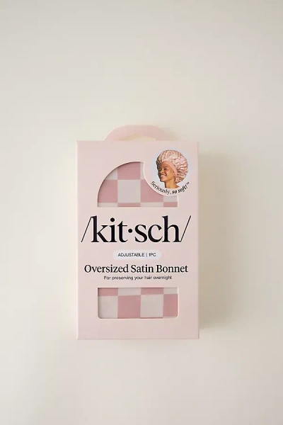 Kitsch Oversized Satin Bonnet In Multi