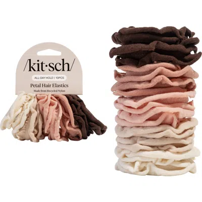 Kitsch Petal 10-pack Hair Elastics In Multi