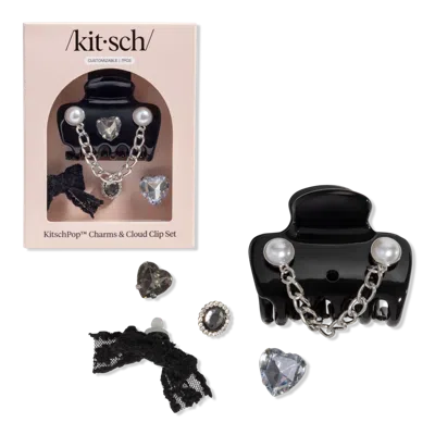 Kitsch Pop Charms & Cloud Clip 7 Piece Set Vintage - Black