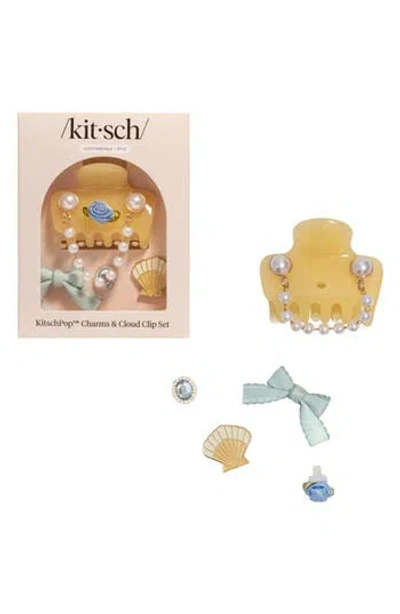 Kitsch Pop™ Charms & Cloud Hair Clip 7-piece Set In Yellow