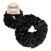 Kitsch Recycled Fabric Ruffle Scrunchie - Black In Black