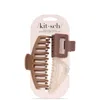 Kitsch Recycled Plastic Assorted Claw Clips - Neutral (pack Of 3)