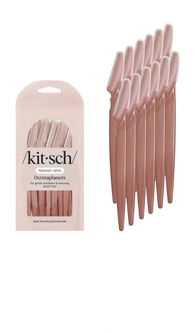 Kitsch Recycled Plastic Dermaplaners 12pc Set In Terracotta
