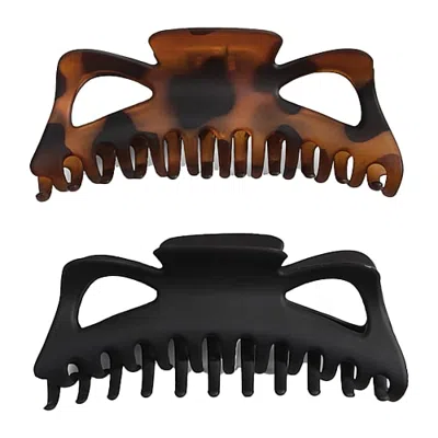Kitsch Recycled Plastic Jumbo Classic Claw Clips 2pc In Red