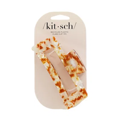Kitsch Recycled Plastic Jumbo Claw Clip Brown
