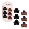 Kitsch Recycled Plastic Mini Puffy Claw Clips - Black & Tort