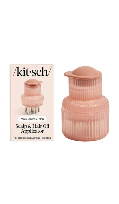 Kitsch Recycled Plastic Scalp & Hair Oil Applicator In Terracotta