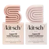 Kitsch Repairing Argan Oil Solid Shampoo & Conditioner Bar Combo Pack - Toasted Vanilla & Macadamia Milk