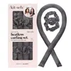 Kitsch Satin Heatless Curling Set Charcoal