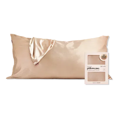 Kitsch Satin King Pillowcase - Champagne In Gold