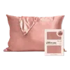 Kitsch Satin Pillowcase - Terracotta In Brown