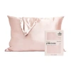 Kitsch Satin Pillowcase Face Pillow Cover In Pink