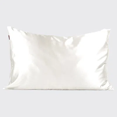 Kitsch Satin Pillowcase Ivory In White