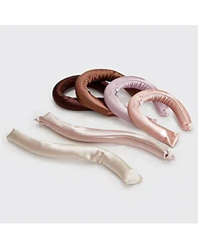 Kitsch 6-pack Satin Wrapped Flexi Rods In Rosewood