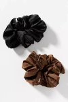 Kitsch Scrunchies, Set Of 2 In Black
