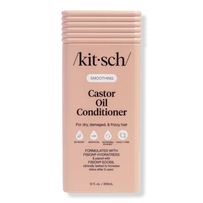 Kitsch Smoothing Castor Oil Conditioner - Sugared Amber In Orange