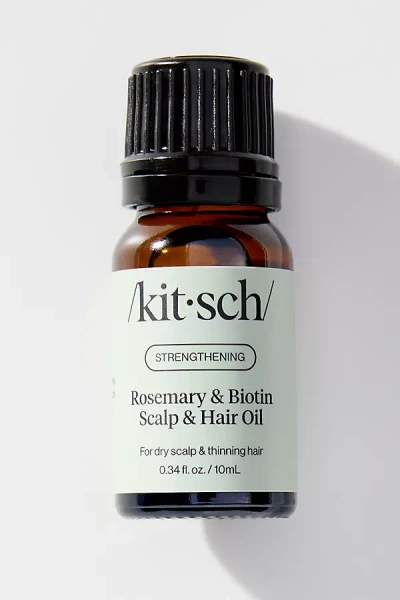 Kitsch Strengthening Rosemary & Biotin Scalp & Hair Oil In Green