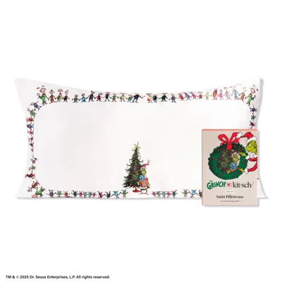 Kitsch The Grinch X  King Satin Pillowcase - Whoville