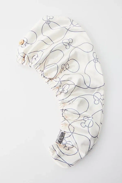 Kitsch X Mickey Mouse Satin-wrapped Microfiber Hair Towel In Assorted At Urban Outfitters In Blue