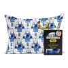 Kitsch X Star Wars Standard Satin Pillowcase - R2-d2 & C-3po In Multi