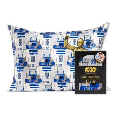 Kitsch X Star Wars Standard Satin Pillowcase - R2-d2 & C-3po