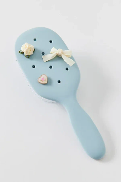 Kitsch Pop Paddle Brush & Charm Set In Haze Blue At Urban Outfitters