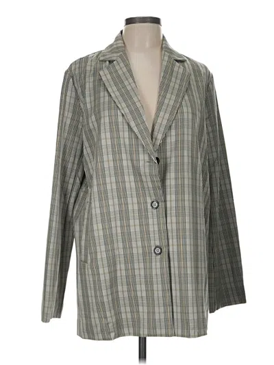 Kittenish Blazer Jacket In Gray