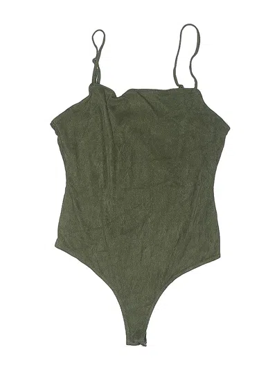 Pre-owned Kittenish Bodysuit In Green