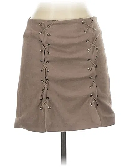 Pre-owned Kittenish Casual Skirt In Brown