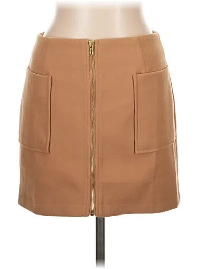 Kittenish Casual Skirt In Brown