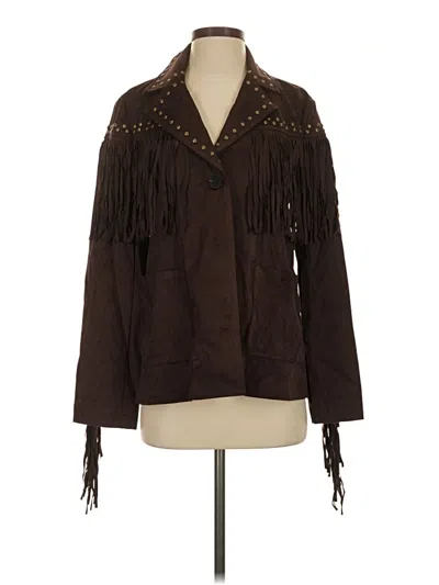 Pre-owned Kittenish Jacket In Brown