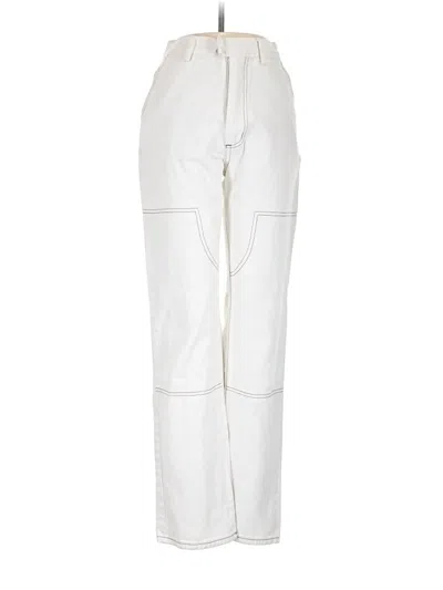 Pre-owned Kittenish Jeans In Ivory