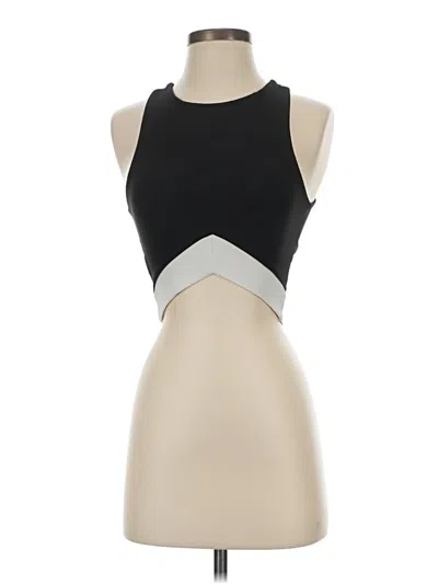 Pre-owned Kittenish Tank Top Black Halter Neckline Tops